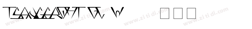 TsangerQHT GL W04字体转换